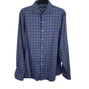 Tommy Hilfiger Men Long Sleeve Button-Down Shirt Size 16